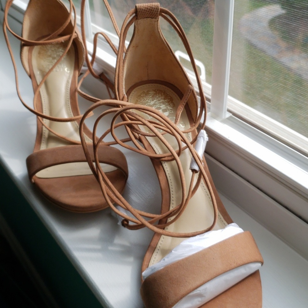 Tan shoes